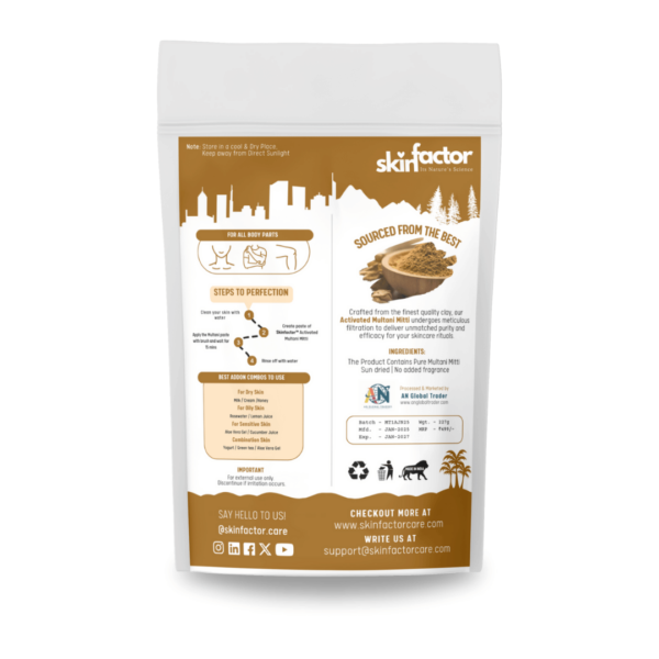 Skinfactor Activated Multani Mitti - Image 2